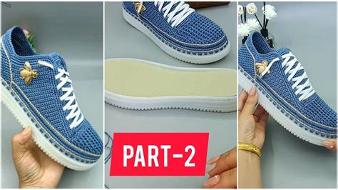 Amazing💕 Skillful Hand Knitting Shoes For Beginners P2 Youtube