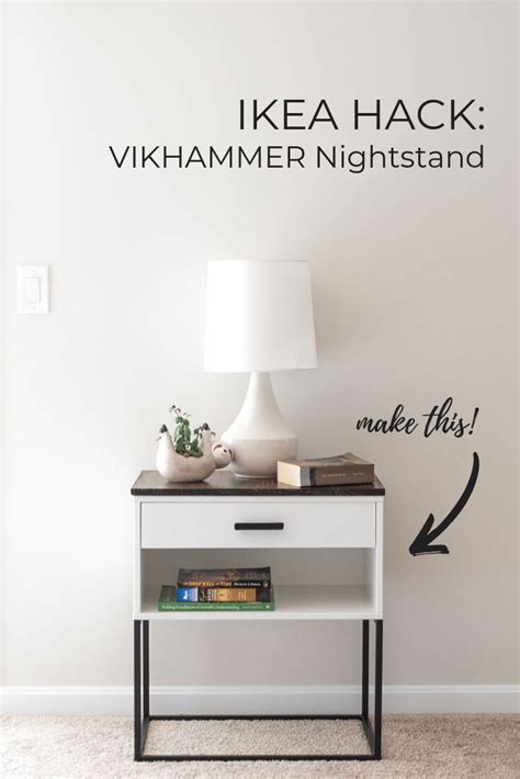 13 genius ikea kitchen hacks for your unique home. IKEA Hack: A VIKHAMMER Nightstand Makeover | Home decor ...