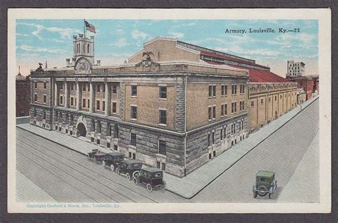 Armory Louisville Ky Postcard 1920s