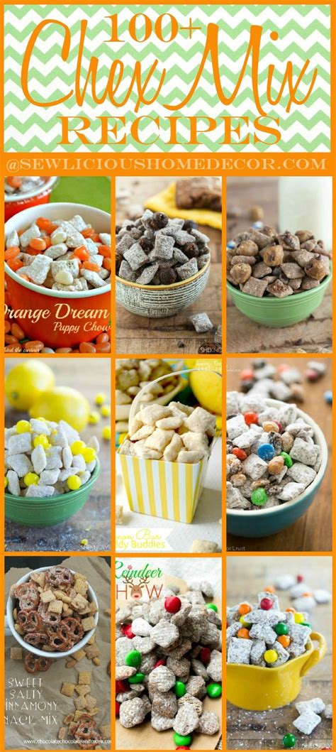 Support this recipe by sharing. 100 Party Chex Mix Puppy Chow Recipes and Appetizers