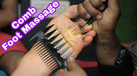 This Is Called Heaven Asmr Foot Massage With Comb Deep Tissue Foot Massage Home Asmr