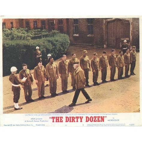 The Dirty Dozen Movie Poster Style F 11 X 14 1967 Walmart