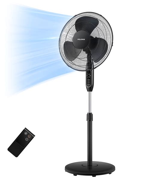 Buy Pelonis 16 Pedestal Remote Control Oscillating Stand Up Fan 7