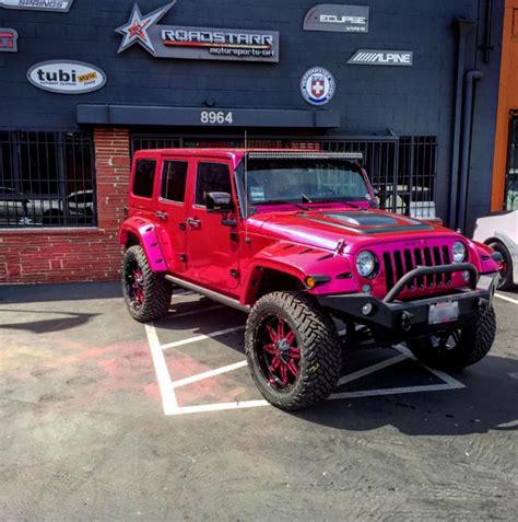 Rip Amber Roses Pink Jeep Wrangler Unlimited The News Wheel