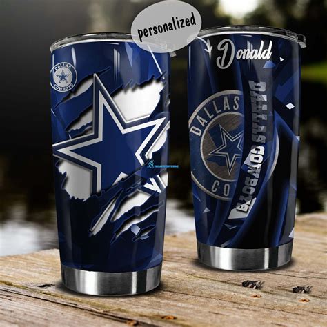 Dallas Cowboys Personalized Custom Name Tumbler Dallas Cowboys Home