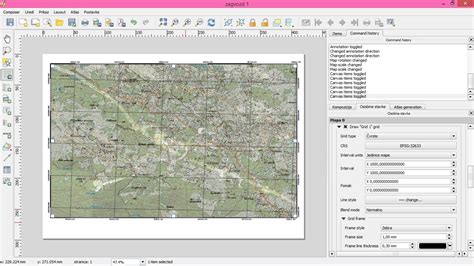 Printing Qgis Print Composer Producing Angled Graticule Lines That