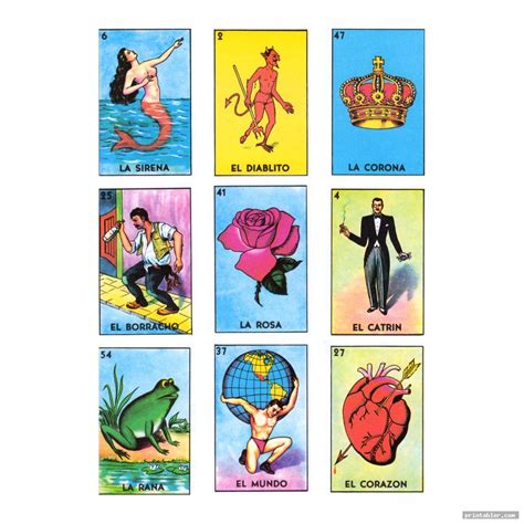 printable loteria images printable word searches
