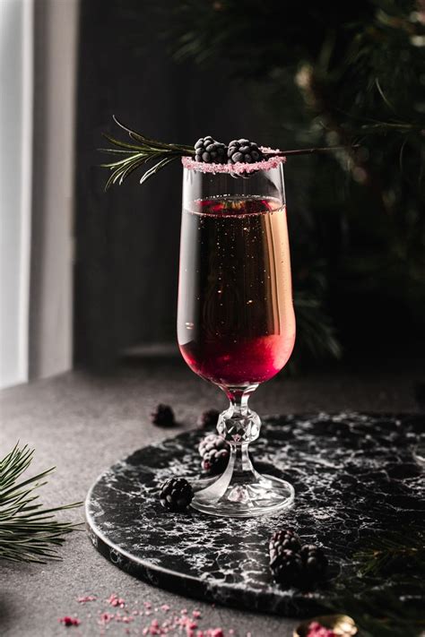 Sure, christmas is over come nye. Festive Ombré Blackberry Champagne | Beautiful food ...