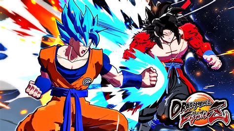 Dragon Ball Fighterz Heroes Xeno Ssj4 Goku Vs Ssj Blue Goku Capsule