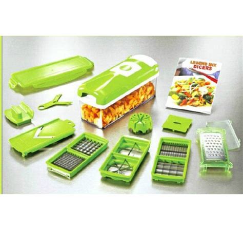 Lolando Kitol As Seen On Tv 12 Piece Fruit And Vegetable Cheese Chopper