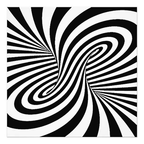 Black White Zebra Swirls Patterns Optical Illusion Photo Print Zazzle