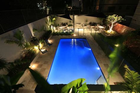 Pin By Livingstyle Landscapes On Outdoor Lighting Pool Light Outdoor