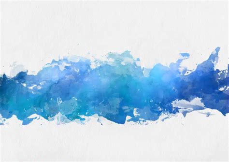 Artistic Blue Watercolor Splash Effect Template Tlc Marketing