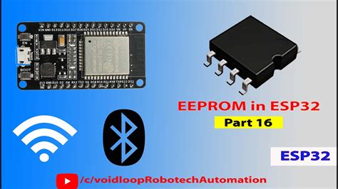 16 Eeprom With Led In Esp32 Youtube
