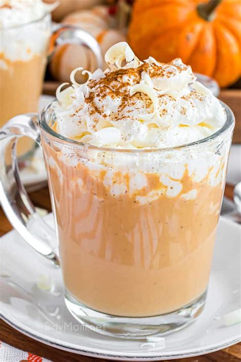 Pumpkin Spice White Hot Chocolate Tidymom