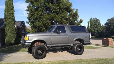 1989 Ford Bronco Xlt Awesome Lifted Leather Automatic Many Upgrades