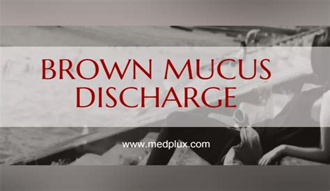 Brown Mucus Discharge Archives Graphicspedia