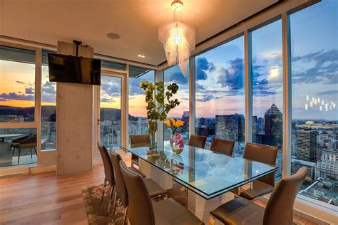 A Look Inside 4m Two Storey Downtown Montreal Penthouse Photos
