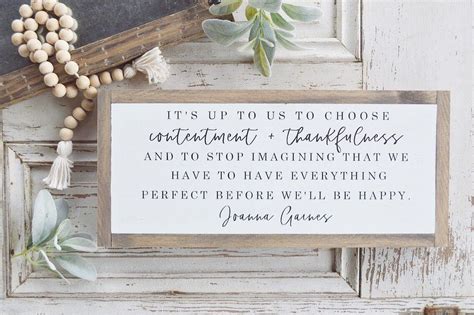 Quotes Collection Joanna Gaines Contentment And Thankfulness Gaines
