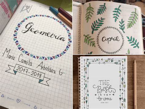 Las Mejores Ideas Para Decorar Las Caratulas De Tu Cuaderno