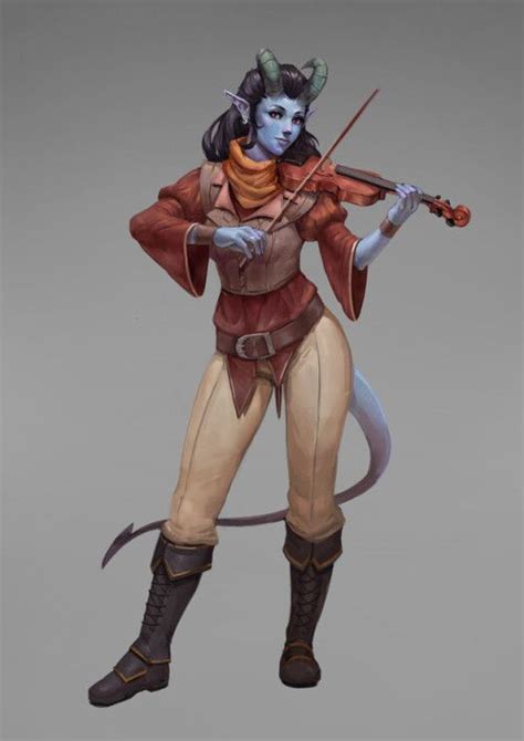 Pin By Hannah Rossiter On Character Creation Tiefling Bard Character