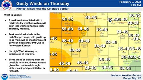 NWS Dodge City On Twitter A Relatively Dry Weather System Will Bring