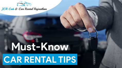 6 Important Car Rental Tips Everyone Must Know