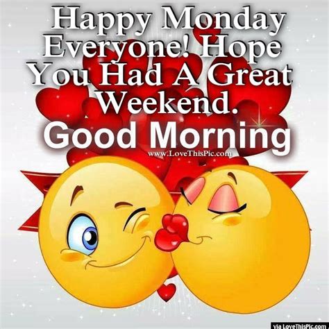 Happy Monday Everyone Hope You Had A Great Weekend Good Morning