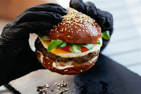 Free Images Dish Hamburger Cuisine Veggie Burger Fast Food