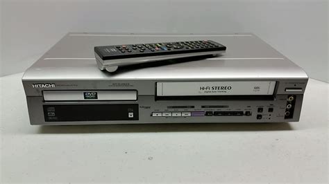 Hitachi Dv Pf2u Dvdvcr Combo Dvd Player Video Cassette