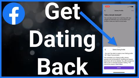 26 How Do I Get Fb Dating Back Full Guide