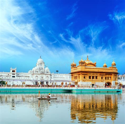 Sikh Golden Palace In India Stock Image Image Of Asia Golden 31994437