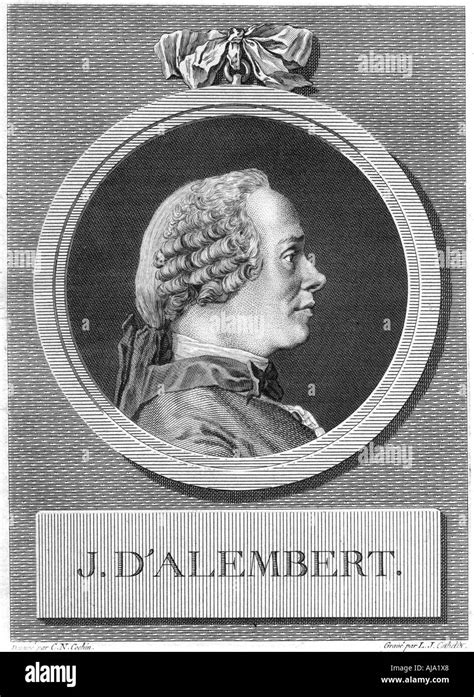 Jean Le Rond Dalembert French Philosopher And Mathematician Late