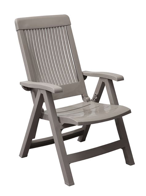 Fidji garden easy chair with adjustable backrest  Grosfillex