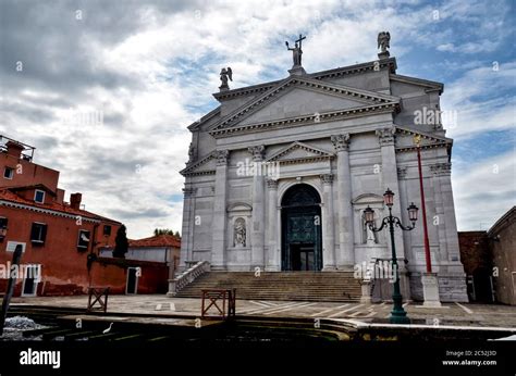 Venecia Iglesia Del Santissimo Redentore Santo Redentor En La Isla