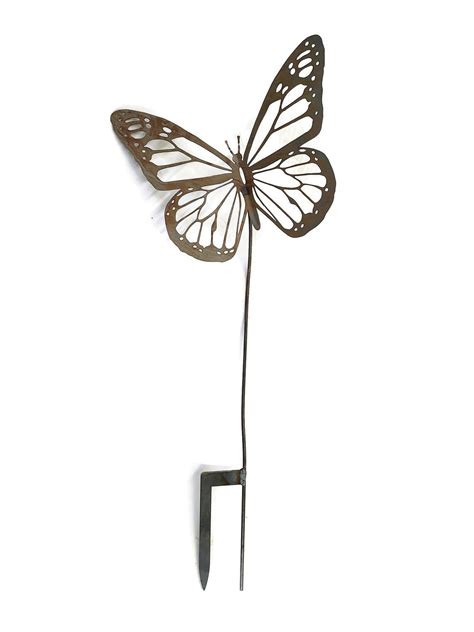 Monarch Butterfly Rustic Or Powder Coated Steel Yard And Etsy