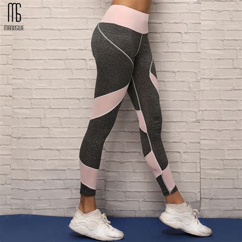 Peach Buttocks Pink Sexy Stitching Sports Yoga Pants Sport Capri Pants Gym Legging 2019 New