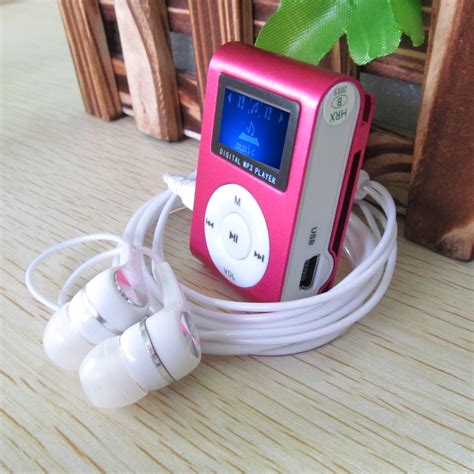 2018 New Lcd Screen Metal Mini Clip Mp3 Player With Micro Tfsd Slot