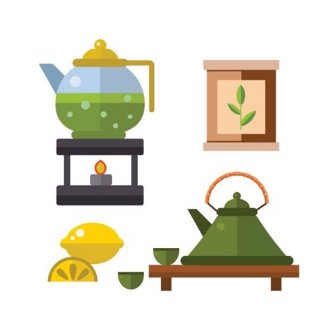 Traditional Japanese Tea Ceremony Illustrations Royalty Free Vector