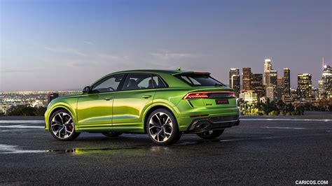 Audi Rs Q8 2020my Color Java Green Rear Three Quarter