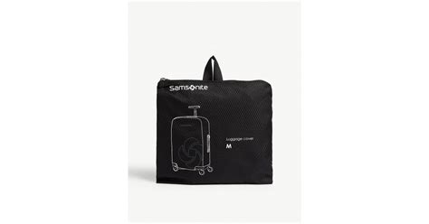 Samsonite Logo Medium Foldable Luggage Cover In Black Lyst