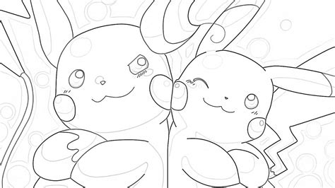 Detective Pikachu Coloring Page Coloring Home