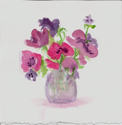 Oil painting vase with roses by yasser fayad. Mis?Adventures in Watercolor-Flower Bulbs...er...Blobs