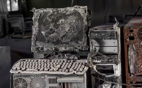 1920x1080 Resolution Burned Computer Computer Fire Melted Plastic