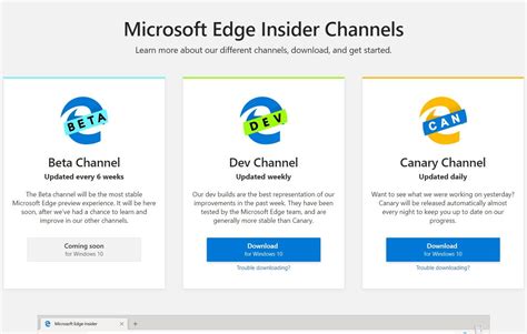 Microsoft Releases Chromium Based Edge Browser Preview Builds To Public