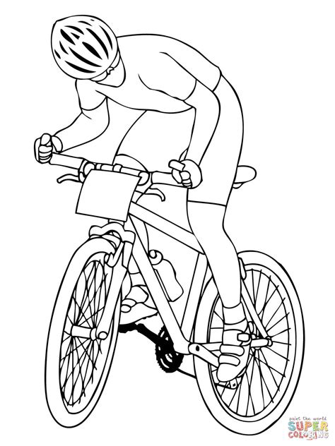 Print this bmx cycling race coloring page out or color in online with our new coloring machine. Mountain Bike Coloring Pages - Coloring Home