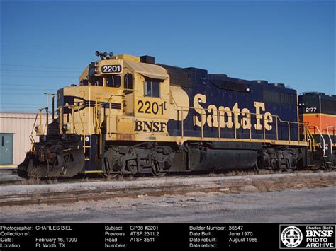 The Bnsf Photo Archive Gp38 2201
