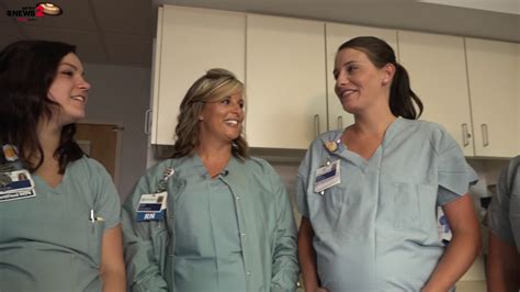 7 Labor And Delivery Nurses At Same Nc Hospital Pregnant Youtube