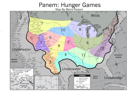 Hunger Games Map Of Panem By Ilovezuko123 On Deviantart