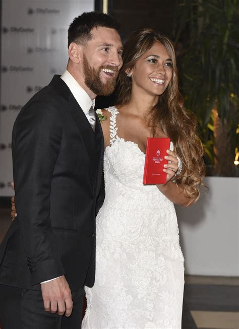 Lionel Messi and Wife Antonella Roccuzzo - Wedding Reception in